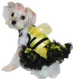 Pawpatu Yellow Bumble Bee Costume Petti Dress for Pets