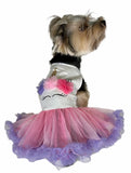 Pawpatu Pink and Purple Unicorn Dress for Dogs