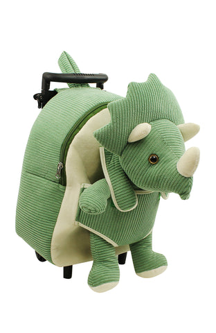 Buy COOLDOT Plush Rolling Backpack with Stuffed Animal Toy and Removable  Wheels - Adorable Kids Luggage Trolley for Children Ages 3 and Up - Use as  Wheeled Luggage, Backpack, or a Simple