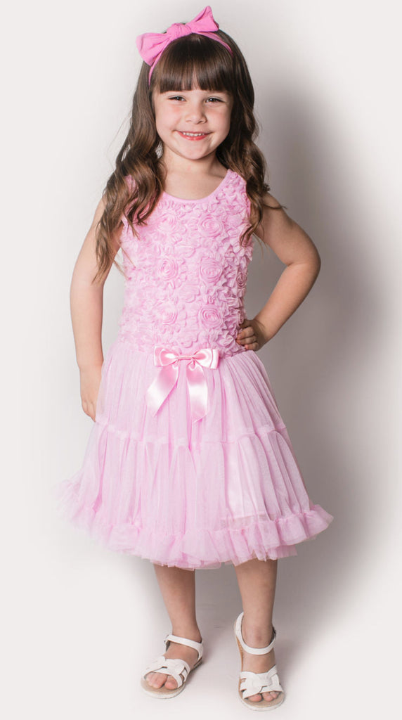 Popatu Baby Girls & Little  Girls Pink Ruffle Tutu Dress