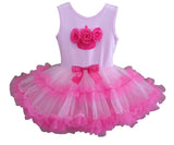 Popatu Baby Girls Hotpink Cupcake Ruffle Dress - Popatu