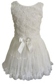 Little Girl's White Tutu Dress