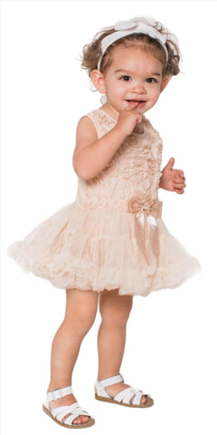 Little Girl's Ivory Petti Tutu Dress, L (6X/7) Little Girl's Ivory Petti Tutu Dress, L (6X/7)