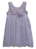 Popatu Baby Girl's Lavender Princess Dress