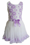 Popatu Baby Girls & Little Girls Lavender Flowers Tutu Dress