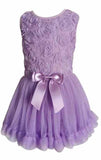 Popatu Little Girls Lavender Soutache Tutu Dress
