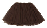 Baby Girls Brown Tulle Skirt