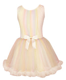 Girl's Rainbow Petti Dress - Popatu pageant and easter petti dress