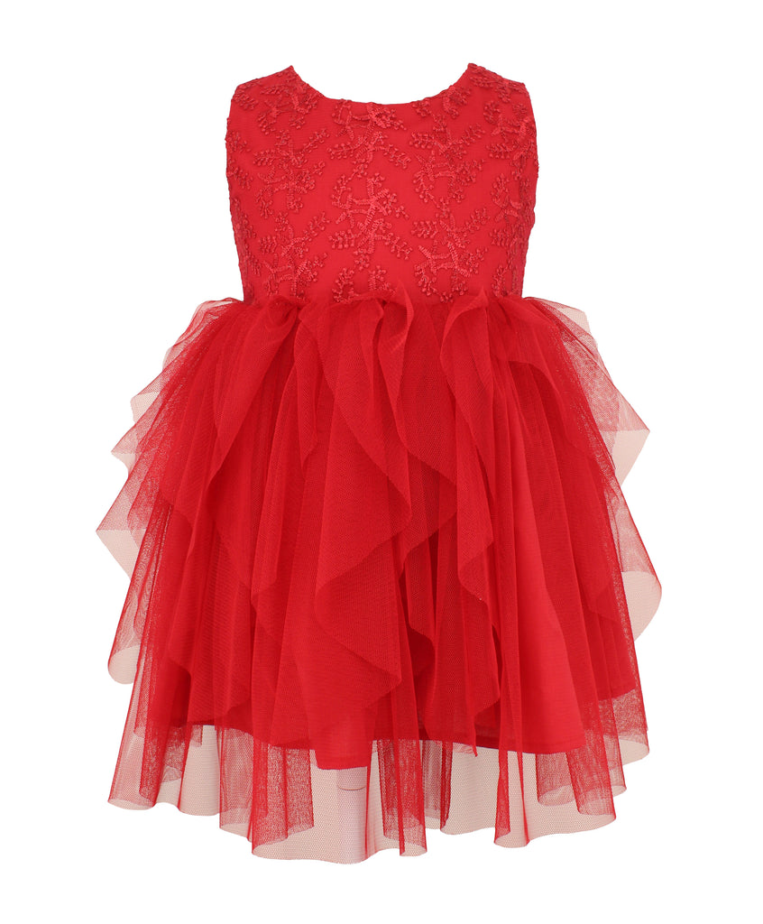 Little Girl's Elegant Multi Layer Dress