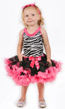 Little Girl's Zebra Petti Dress - Popatu