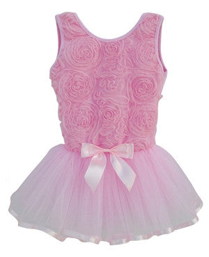 Popatu Pink Rosette Dance Dress - Popatu