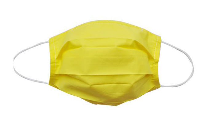 Yellow Fabric Face Mask (Adult/Child Sizes) - Popatu pageant and easter petti dress