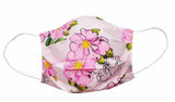 Pink Flower Fabric Face Mask (Adult/Child) - Popatu pageant and easter petti dress