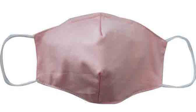 Copper Fiber Fabric Face Mask-PINK  (Adult/Child)