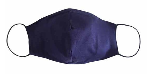 Bamboo Fabric Face Mask-NAVY (Adult/Child)