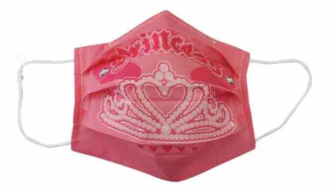 Hotpink Crown Fabric Face Mask (Adult)