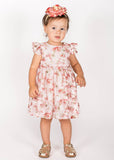 Popatu Baby Girls Floral Lace Pinafore Dress