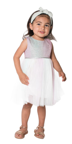 Popatu Baby Girls Multi Color tulle Dress