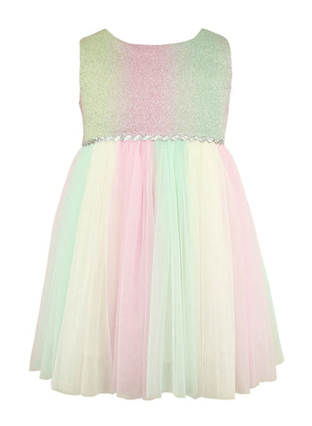 Baby Girl's Rainbow Tulle Dress, 4 Baby Girl's Rainbow Tulle Dress, 4