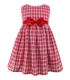 Popatu Baby Girl's and Little Girl's Sleeveless Plaid Dress