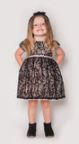 Popatu Baby Girl's & Little Girl's Black Lace Dress