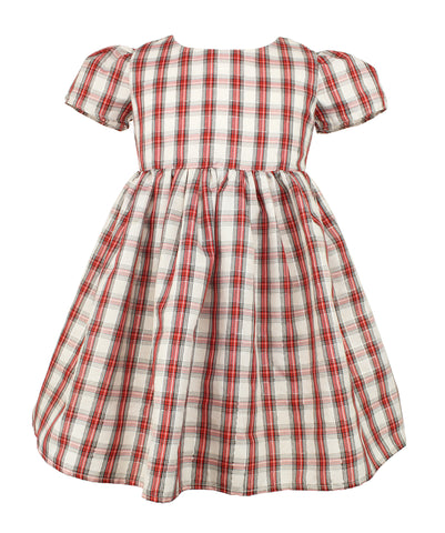 Baby Girl's & Little Girl's Red Check Dress– Popatu Baby Girl's & Little Girl's Red Check Dress– Popatu