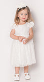 Popatu Baby Girl's & Little Girl's Lace White Dress