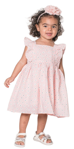 Baby Girl's & Little Girl's Daisys Pinafore Dress