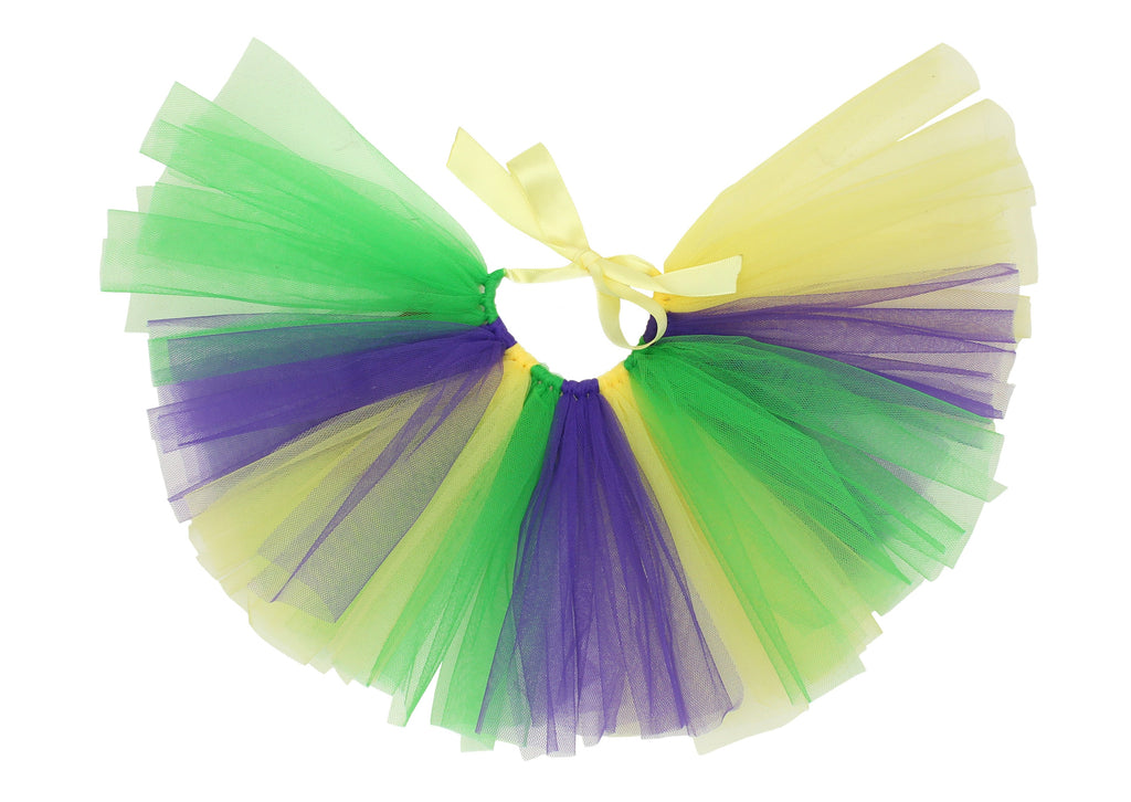 Pawpatu Mardi Gras Inspired Handcrafted Tulle Tutu for Pets
