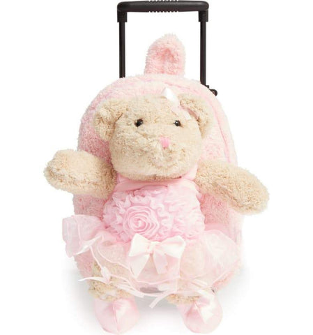 Ballerina Bear Rolling Backpack - Popatu