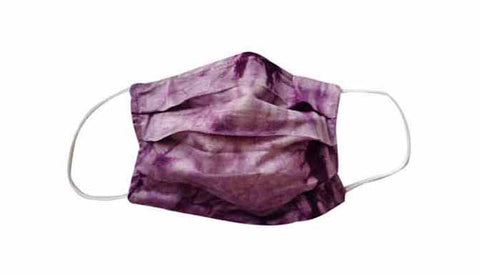 Adult- TieDye Purple Fabric Face Mask - Popatu pageant and easter petti dress